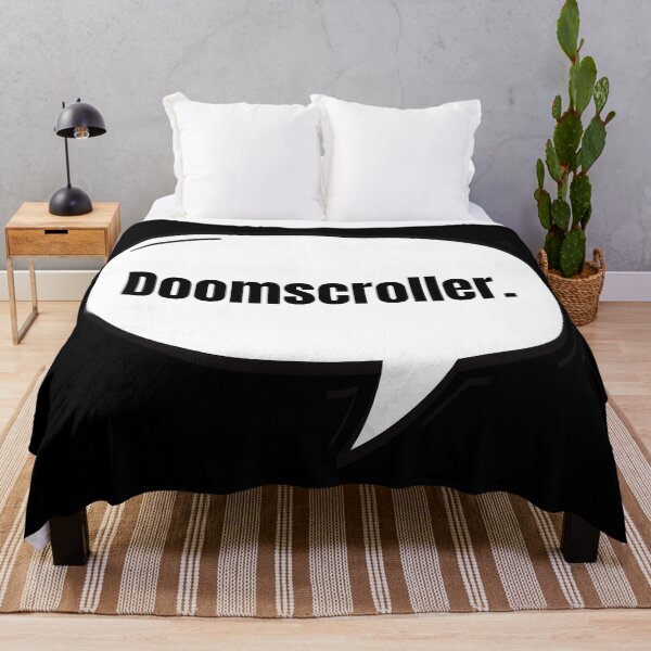 Item preview, Doomscroller Text-Based Speech Bubble designed and sold by Nathalie Aynié.