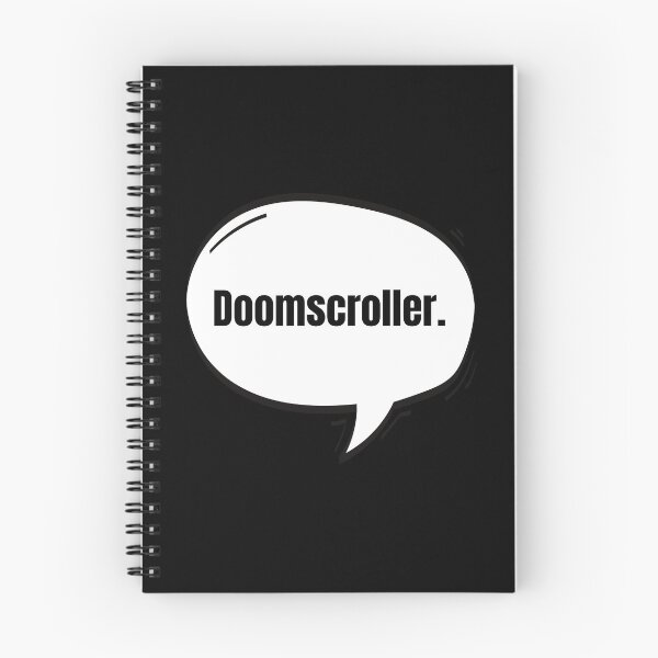 Item preview, Doomscroller Text-Based Speech Bubble designed and sold by Nathalie Aynié.