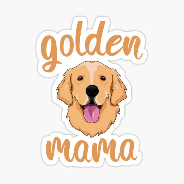 Golden Retriever Mom Sticker