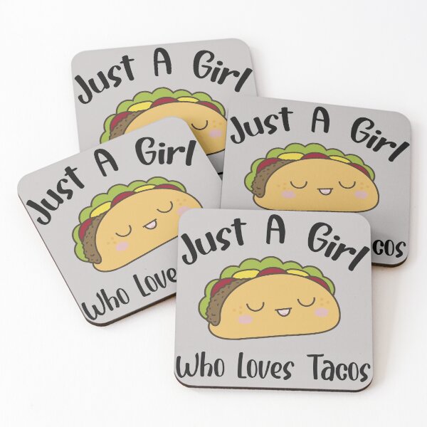 Item preview, Just a Girl Who Loves Tacos Vintage Tacos Distressed Gift for Tacos Lover designed and sold by unique things.