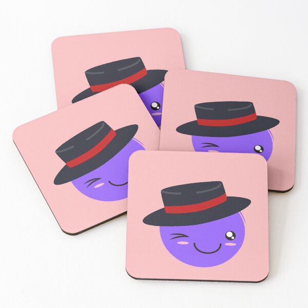Item preview, Cute face with hat - Purple 2 designed and sold by Viola-Design.