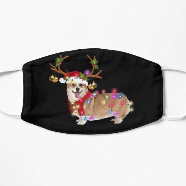 CORGI DOG LOVERS MERRY CHRISTMAS GIFT Mask