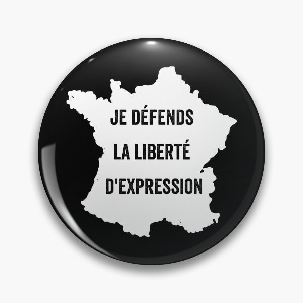 Item preview, Je défends la liberté d expression - I defend freedom of speech designed and sold by Craftaholic.