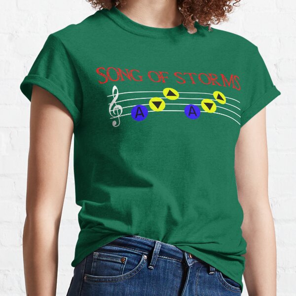 Zelda Music T Shirts Redbubble - roblox songs song of storms