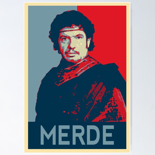 Item preview, Kaamelott - Léodagan Hope Style - Merde designed and sold by Ornicar.