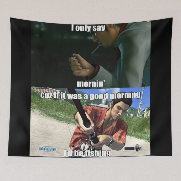 Item preview, Good Morning Yakuza Meme designed and sold by shitpostanon.