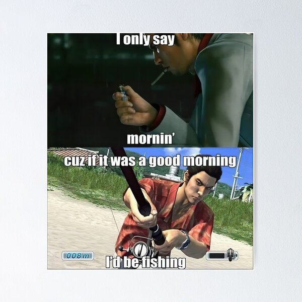 Item preview, Good Morning Yakuza Meme designed and sold by shitpostanon.