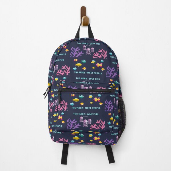 Item preview, The More I Meet People The more I Love Fish designed and sold by TravelDive.