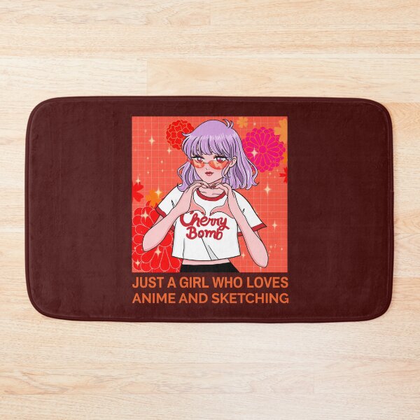 Item preview, Just A Girl Who Loves Anime And Sketching designed and sold by NikStore.