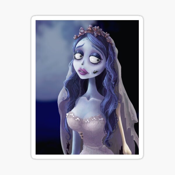 Emily The Corpse Bride Sticker