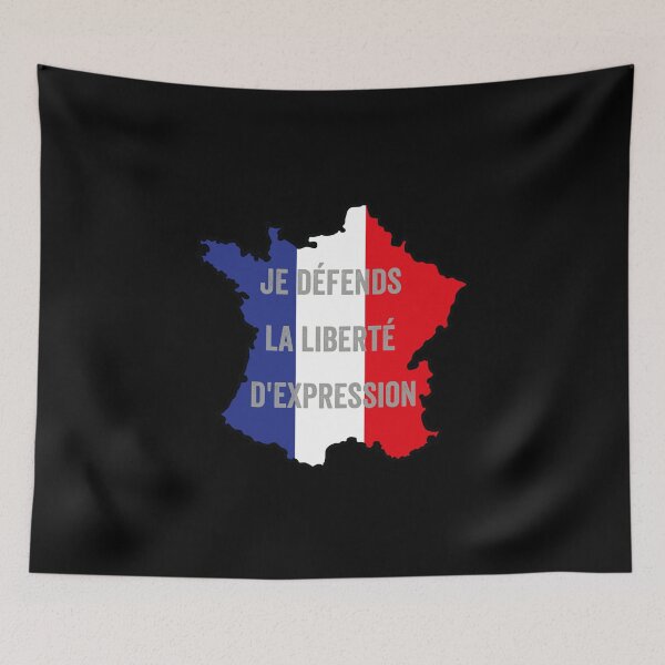 Item preview, Je défends la liberté d expression - I defend freedom of speech designed and sold by Craftaholic.