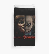 annabelle vs chucky Duvet Cover