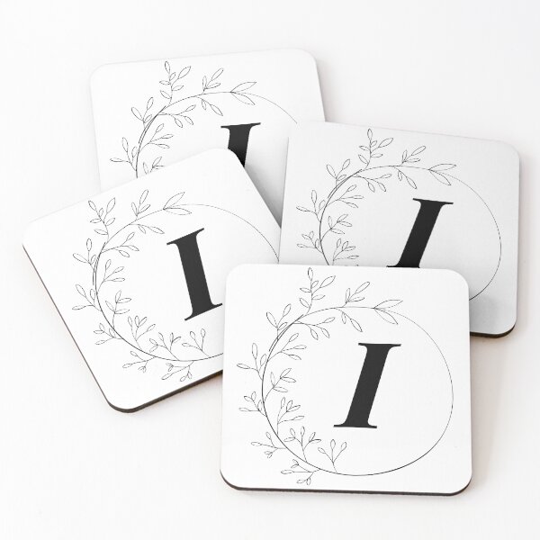 Item preview, letter I floral designed and sold by charlyjovic.