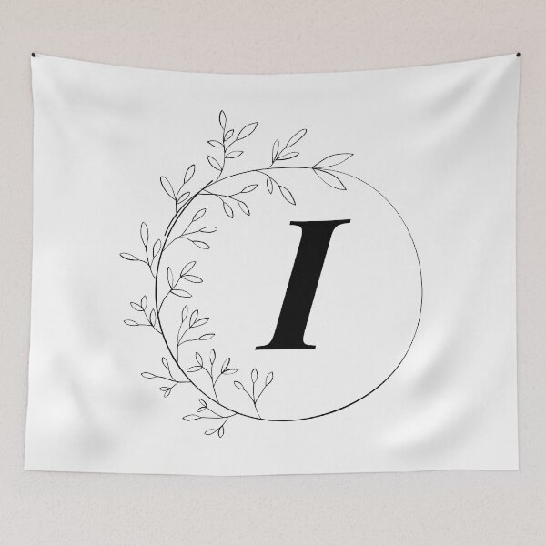 Item preview, letter I floral designed and sold by charlyjovic.