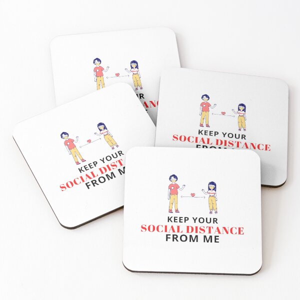 Item preview, KEEP YOUR SOCIAL DISTANCE FROM ME designed and sold by Farmsuk.