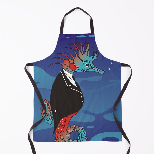 Item preview, Seahorse who imagined it needs to wear a tailcoat designed and sold by Slobodan Milutinovic.