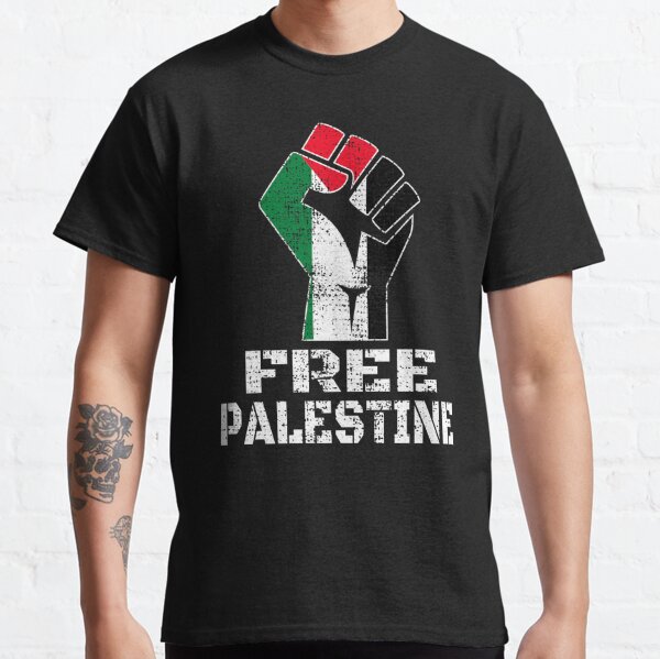 Palestine Periodic Elements Freedom Peace For Gaza Protest T-Shirt up to 5XL