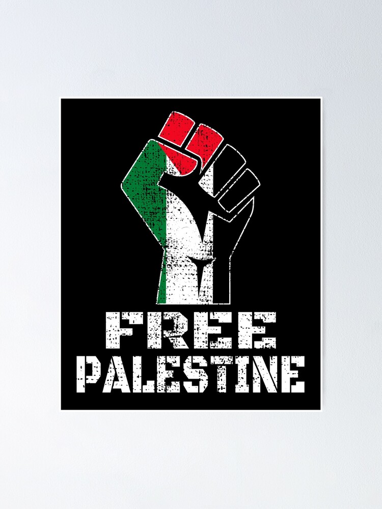 Free Palestine Support Palestine Poster By Magicboutique Redbubble