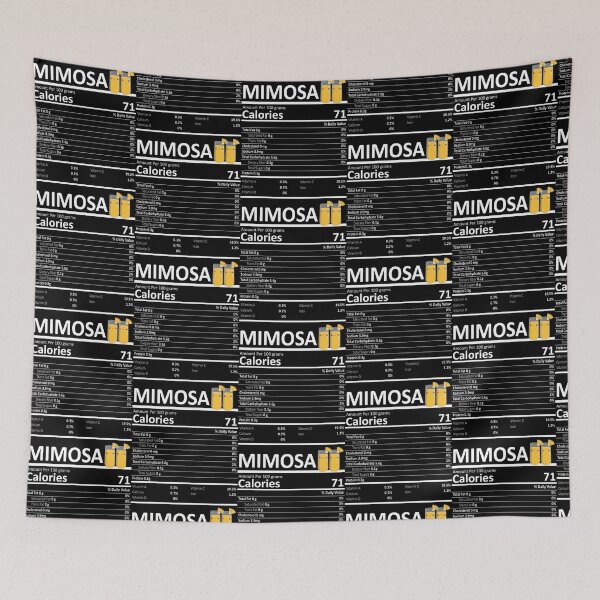 Item preview, Mimosa Nutritional Value Funny Festive Holiday designed and sold by fatamyfan1.