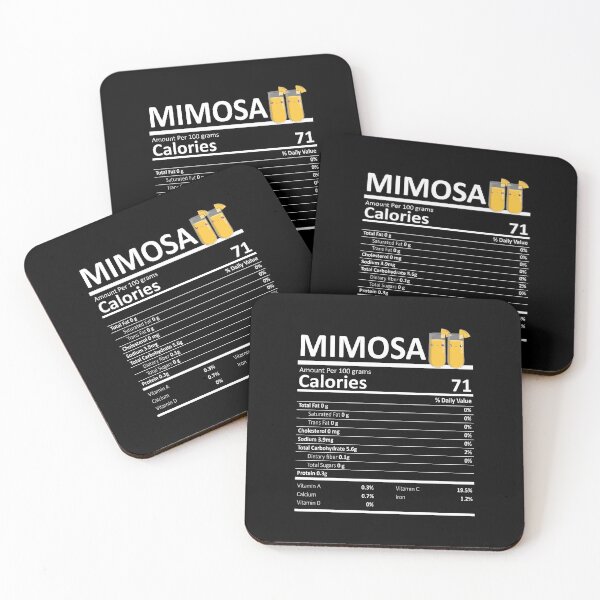 Item preview, Mimosa Nutritional Value Funny Festive Holiday designed and sold by fatamyfan1.