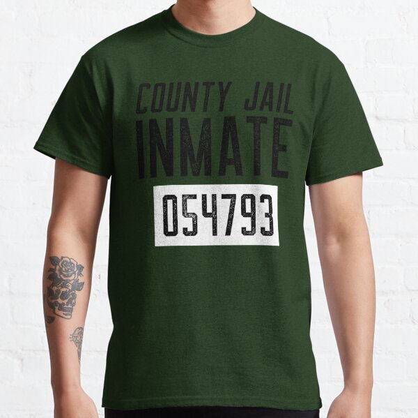 Camiseta clásica for Sale con la obra «disfraz de halloween cárcel del  condado preso prisionero naranja» de SKilner