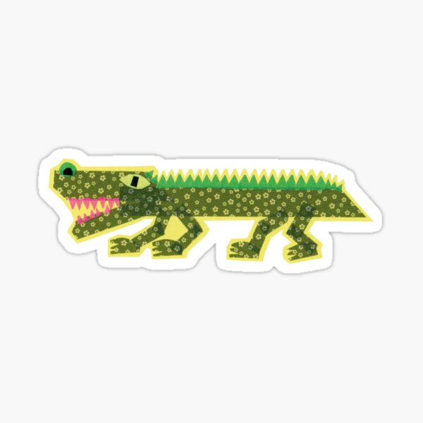 Tape Art Krokodil Sticker