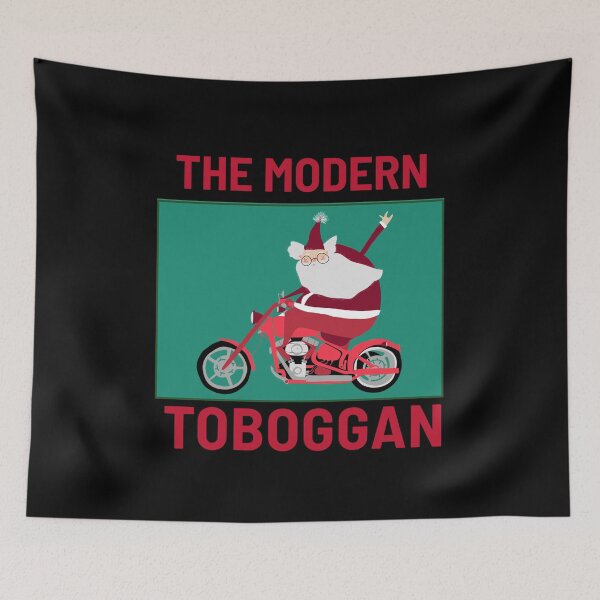 Item preview, Modern Toboggan Santa Motorcycle designed and sold by jacks-tees.