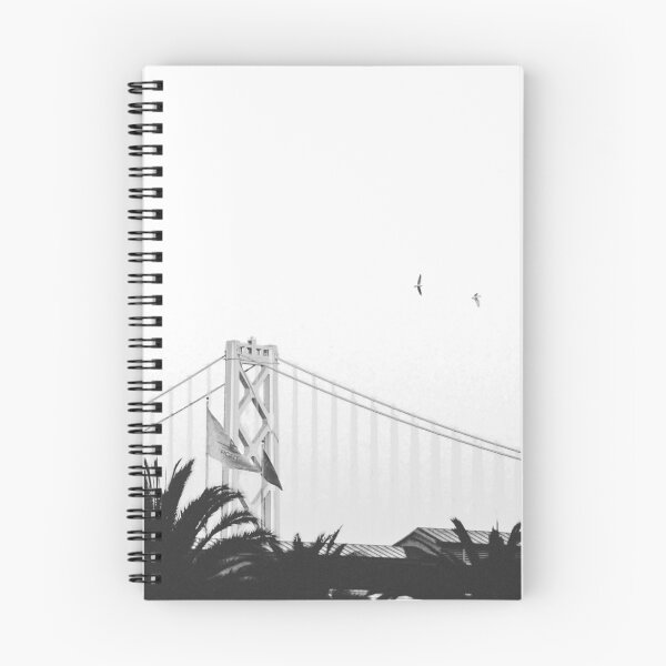 Artikelvorschau, San Francisco Bay Bridge in Schwarz und Weiß entworfen und verkauft von KingRu.