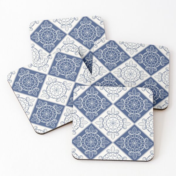 Item preview, Boho Chic Cottage Country Blue and White Floral  designed and sold by IamTrending.