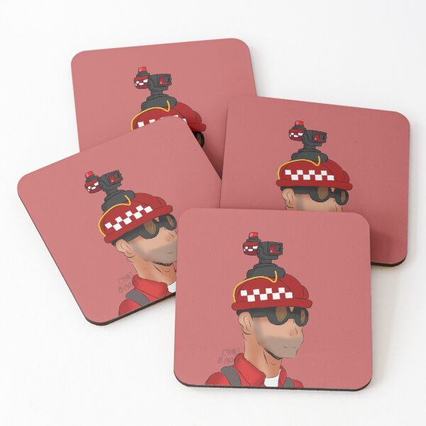 Item preview, Happy Enigineer wears a sentry hat designed and sold by Thynee's Merch shop.