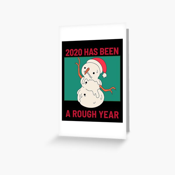 Melting Snowman Belated Holiday Greeting Card – Wyllo