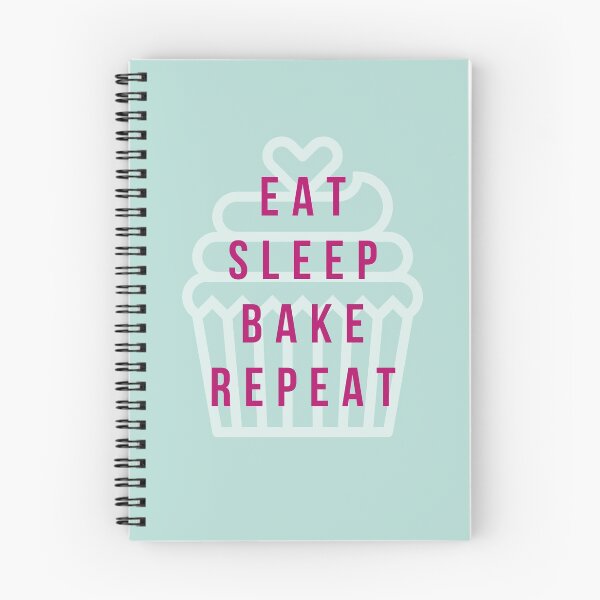 Item preview, Eat, sleep, bake, repeat. Cupcake! designed and sold by sugarrosekitch.