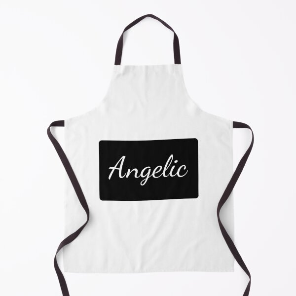 Item preview, Angelic Text Typography Landscape Black Rectangle designed and sold by leomooncreates.