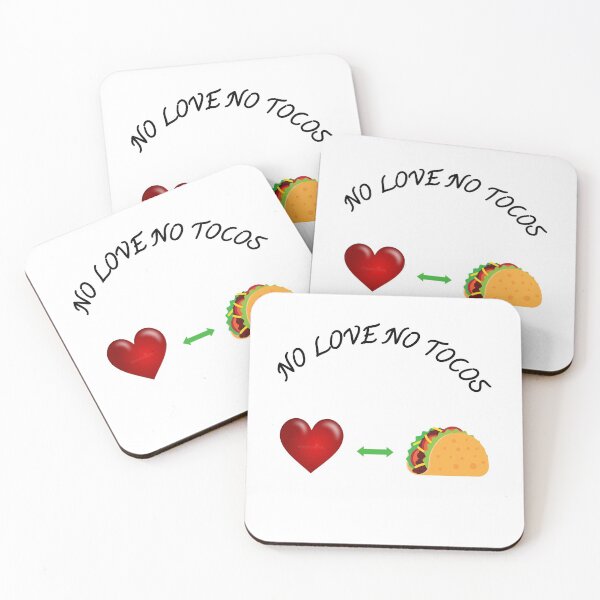 Item preview, NO LOVE NO TACOS designed and sold by Fatimalak.