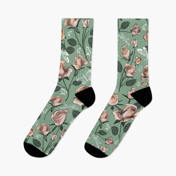 Item preview, TEA ROSE PATTERN designed and sold by NOSYMICE.