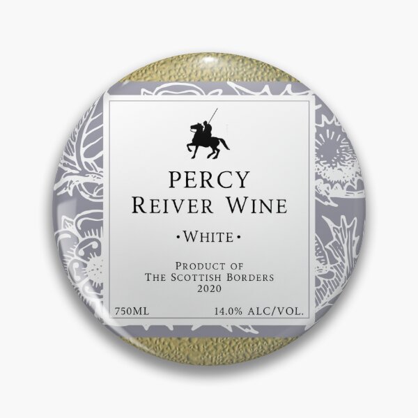 Item preview, PERCY Red Wine Label | Border Reivers designed and sold by yourscotborders.