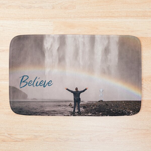 Item preview, Believe Alien Waterfall Rainbow designed and sold by LeftFieldFunny.