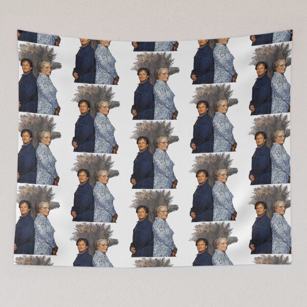 Item preview, Robin Williams Mrs Doubtfire Funny Poster Men_s Basic Short Sleeve T-Shirt designed and sold by AnnettaAronoF.