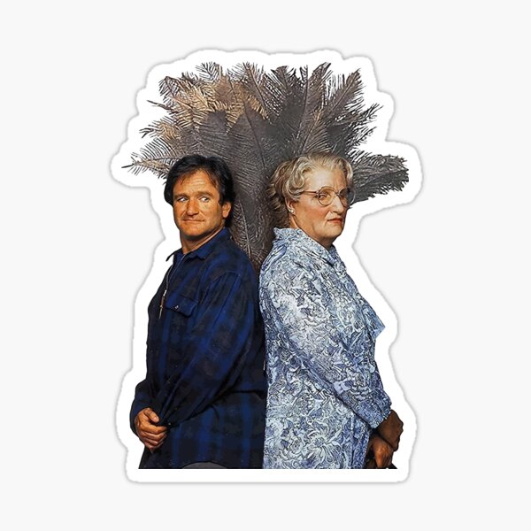 Artikel-Vorschau von Robin Williams Mrs Doubtfire Lustiges Poster Men_s Basic Kurzarm T-Shirt, designt und verkauft von AnnettaAronoF.