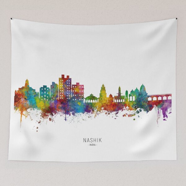 Item preview, Nashik Skyline India designed and sold by ArtPrints.