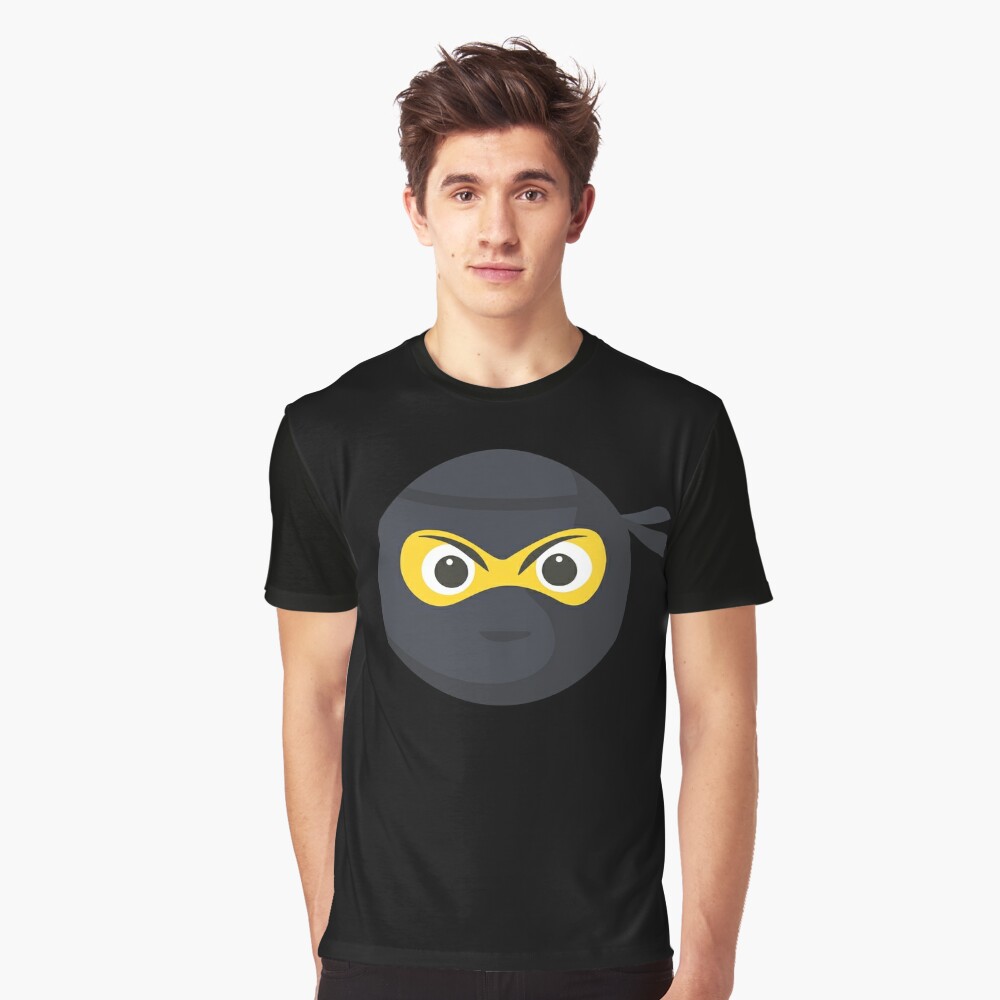 Smiley Face Ninja For Action - Gravata T Shirt Roblox Emoji,Ninja