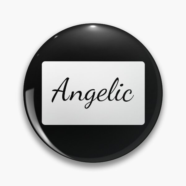 Item preview, Angelic Text Typography Landscape White Rectangle designed and sold by leomooncreates.