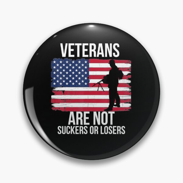 Item preview, Veterans Are Not Suckers Or Losers Biden 2020 Anti Trump designed and sold by Pratt3443.