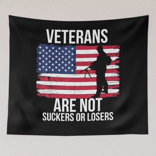 Item preview, Veterans Are Not Suckers Or Losers Biden 2020 Anti Trump designed and sold by Pratt3443.