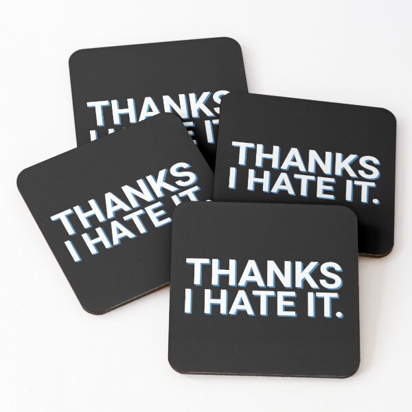 Item preview, Thanks I hate it White Blue designed and sold by Sour Soul.