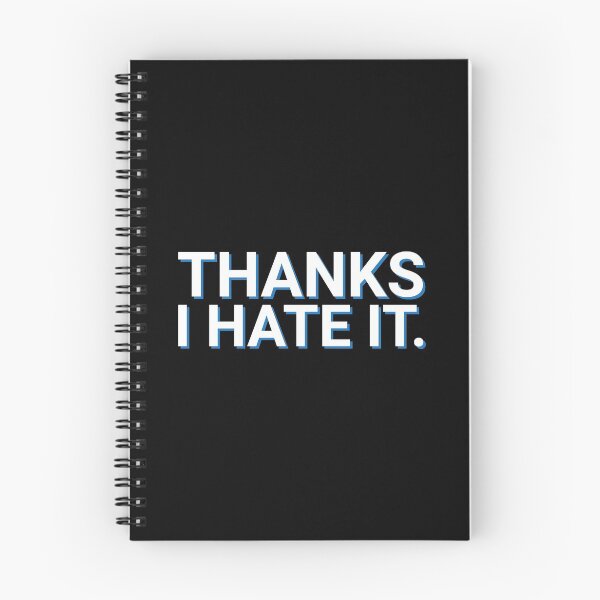 Item preview, Thanks I hate it White Blue designed and sold by Sour Soul.