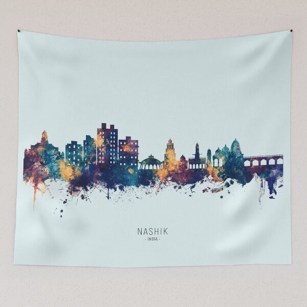 Item preview, Nashik Skyline India designed and sold by ArtPrints.