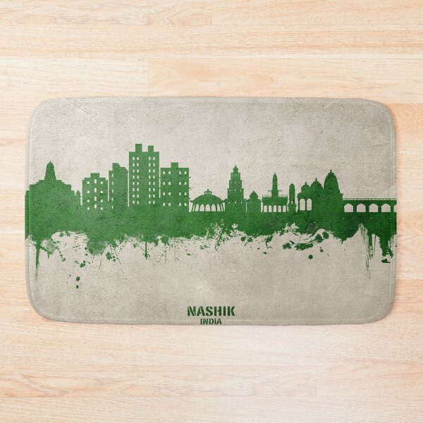 Aperçu de l'œuvre Nashik Skyline India créée et vendue par ArtPrints.