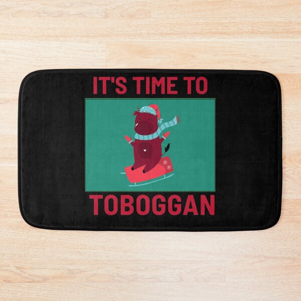 Item preview, Toboggan Time Christmas Sleigh designed and sold by jacks-tees.