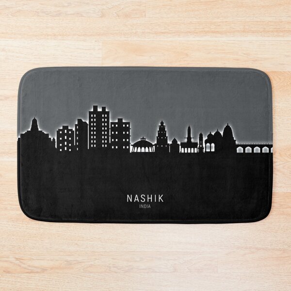 Aperçu de l'œuvre Nashik Skyline India créée et vendue par ArtPrints.
